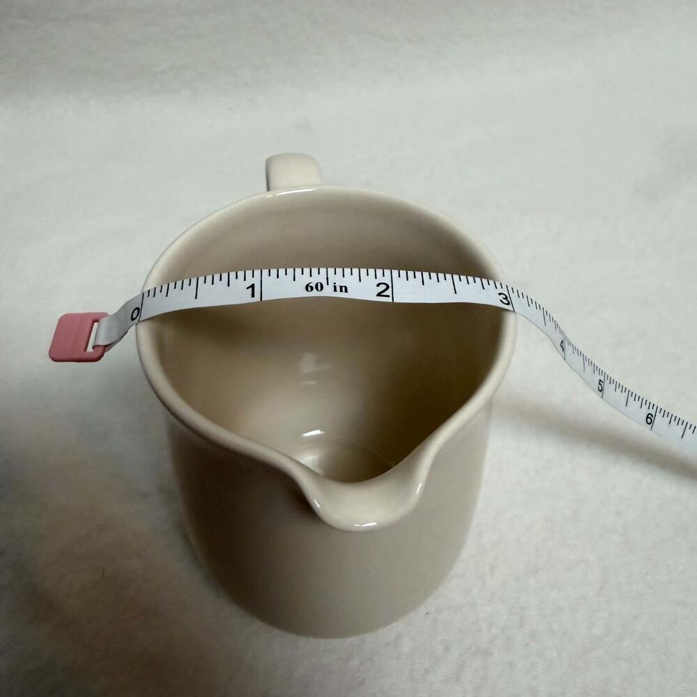 Vintage Corelle by Corning Sandstone Beige Sugar Bowl w/Lid Creamer Pitcher Set - Picture 4 of 12